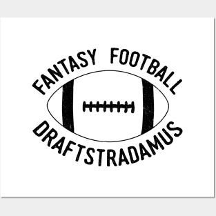 Draftstradamus Fantasy Football Funny Design Posters and Art